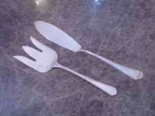 Robbe & Berking KÖNIGSKORDEL Fischvorlegebesteck 2 Teile Silber 90er TOP !