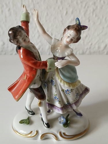 Sitzendorf porzellanfigur 10cm - porzellanfigur,
