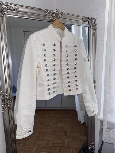 Creme weiße hussarenjacke - creme-weiße,