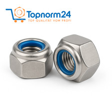 Sicherungsmutter Selbstsichernde Muttern DIN 985 Edelstahl A2 V2A M3 M4 M5 M6 M8