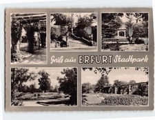 Postcard Grŭß aŭs Erfurt