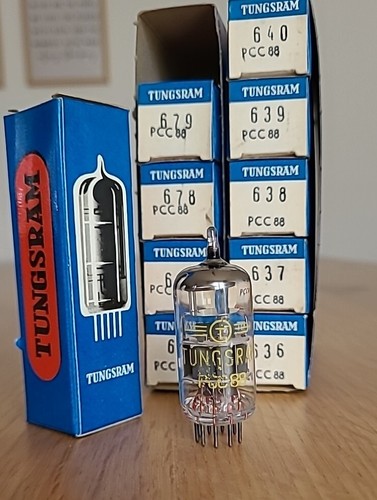 Tungsram pcc88 7dj8 - tungsram,