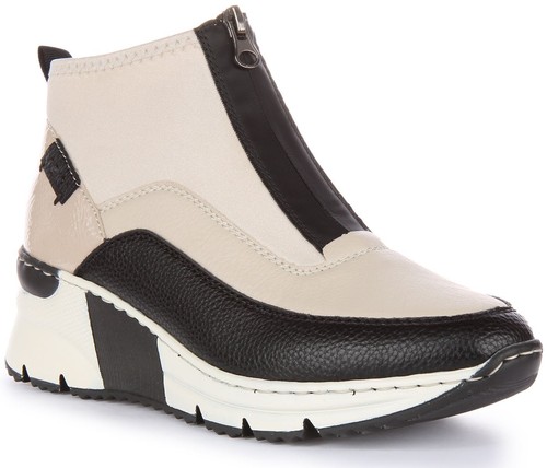 Rieker neoprene suede - neoprene, front