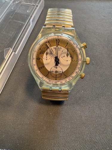 Swatch golden globe 1993 - golden,