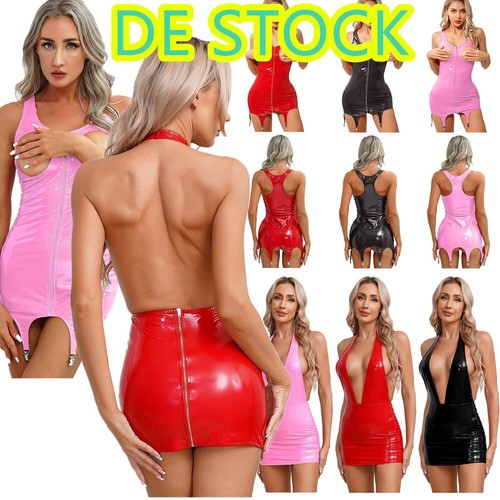Damen kunstleder brustfreie - de,