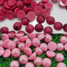 Perlen 8mm Halbperlen rund