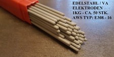 1KG VA EDELSTAHL ELEKTRODEN 2,5mm E308 STABELEKTRODEN SCHWEIßELEKTRODE 2,5