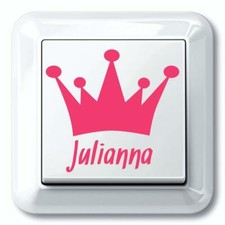 Lichtschalter Aufkleber KRONE