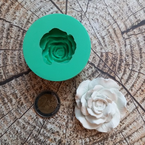 Silikonform mold rose ø - 3d,