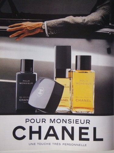 Werbung 1986 für herr chanel - fÜr,