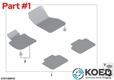 Original BMW Satz Fussmatten