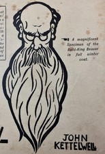 1922 BEAVER John Kettelwell ILLUSTRATED ALPHABET OF BEARDS 26 typical examples