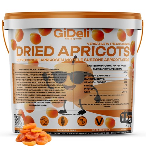 Getrocknete aprikosen 1kg ohne - getrocknete,