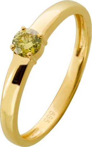 Solitärring gold 585 14k - gold,