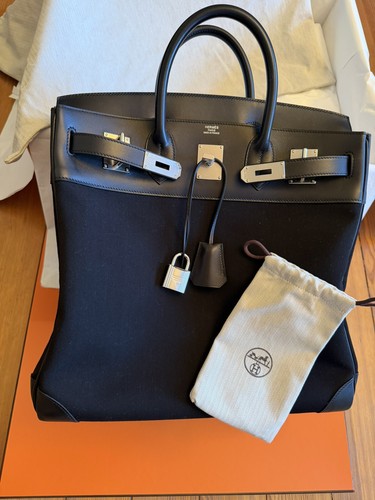 Hermès hac toile wool - toile, y