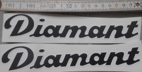 Fahrrad,Aufkleber,DIAMANT,Schw