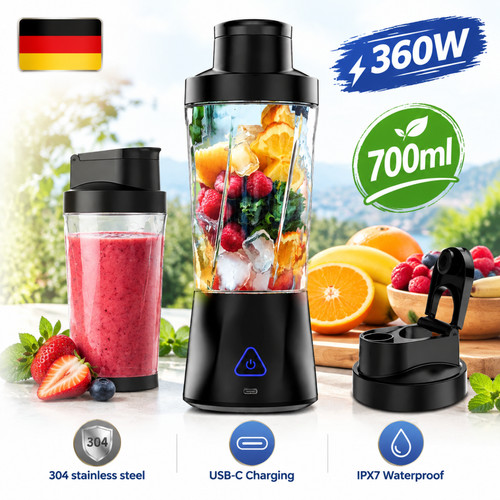 Standmixer glas edelstahl 360w - standmixer,