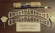 VIKTORIANISCHER STIL DECKENHÄNGE KLEIDETROCKNER GUSSEISENRIEMENSCHEIBE SEIL WÄSCHEREI MÄDCHEN