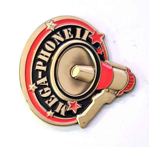 Mega phone geocoin - geocoin, 2013