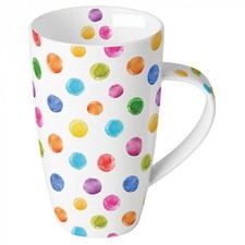 Henkelbecher "Polka dots