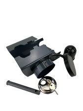 Anhängerschloss Diebstahlsicherung Kastenschloss GEBRAUCHT mit Rundschloss