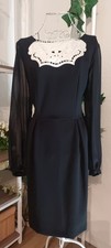 Vintage Kleid, schwarz Gr. 40