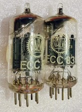 Vintage Elektronenröhre / Valvo - Type ECC83 / 45° Getter/ geprüft / OS 