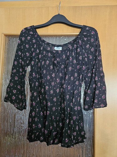Transparente bluse mit - transparente,