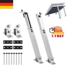 Aufständerung Solar Modul Halterung Set Balkonkraftwerk Flachdach Fassade DE