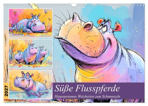 Süße flusspferde - süße,