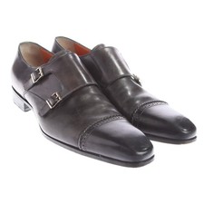 Halbschuhe Santoni Schwarz 42 EUR / 8