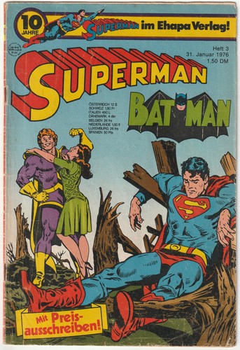 Superman 3 1976 - superman, #3/1976