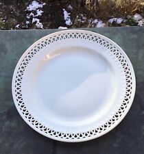 KPM BERLIN sehr alter TELLER DURCHBROCHENER  Rand 1. Hälfte 19. Jhd