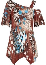 Neu Longshirt mit Zipfel Gr