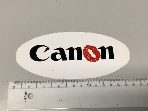 Aufkleber canon kussmund foto - aufkleber,