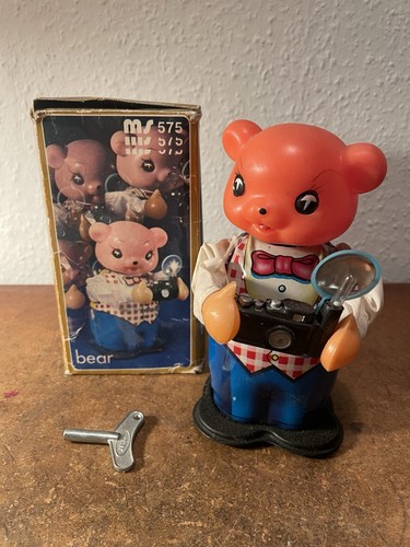 Tin toy bear - toy, with