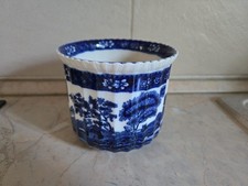 Blumentopf Copeland Blau Spodes Tower England Keramik RARITÄT 