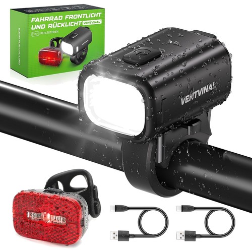 Fahrradlicht set led stvzo usb - set,