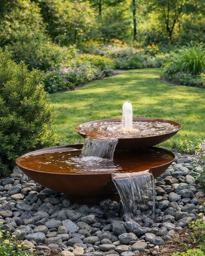 Wasserschalen duo ø80 60cm - duo, Ø80/60cm