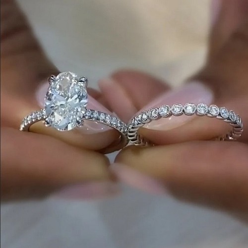 Braut oval diamant - kt,