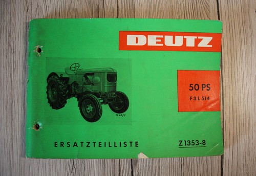 Original deutz ersatzteilliste - original,