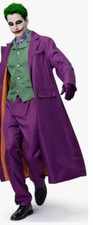 Joker Kostüm – lila Mantel, Weste, Hemd, Hose, Krawatte, Handschuh, Perücke