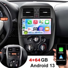 Für Nissan Micra 4 K13 2010-2016 Android 13 Carplay Autoradio BT GPS Navi 4+64G