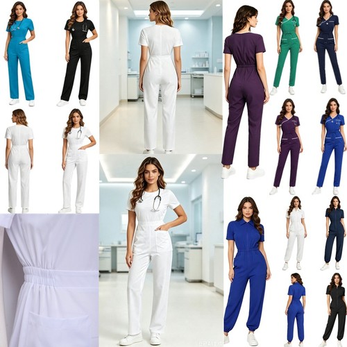 Damen scrub jumpsuit - scrub,