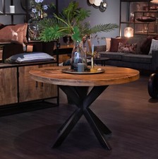 Tisch Rund Holz Massivholz