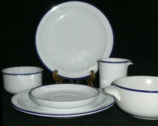 Thomas Porzellan Form 10760 Scandic Dekor Fjord Rand blau - Teile zur Wahl