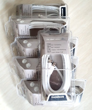 6 x Original Thomson 3m Antennen kabel F-Stecker Sat kabel 6mm