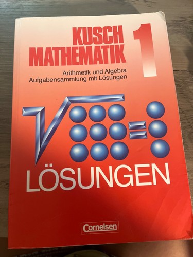 Kusch mathematik cornelsen - kusch,