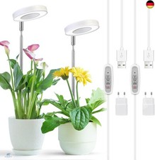 Cieex 2 Stück Pflanzenlampe Led Vollspektrum, Pflanzenlampe für Zimmerpflanzen, 