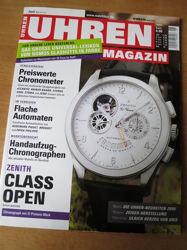 Uhren magazin 2006 zenith - uhren-magazin,